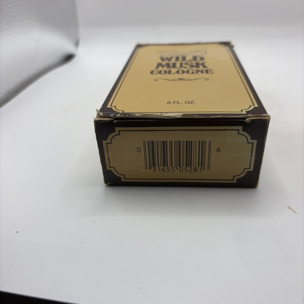 Vintage Coty Wild Musk Cologne 6 Oz With Box - Picture 8 of 8